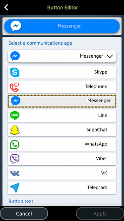 Comhtháthaigh d’aip chumarsáide is fearr leat (WhatsApp, Messenger, Line)